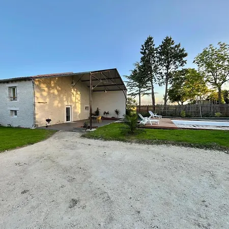 Gite, Piscine Privative Chauffee Benon Exterior photo